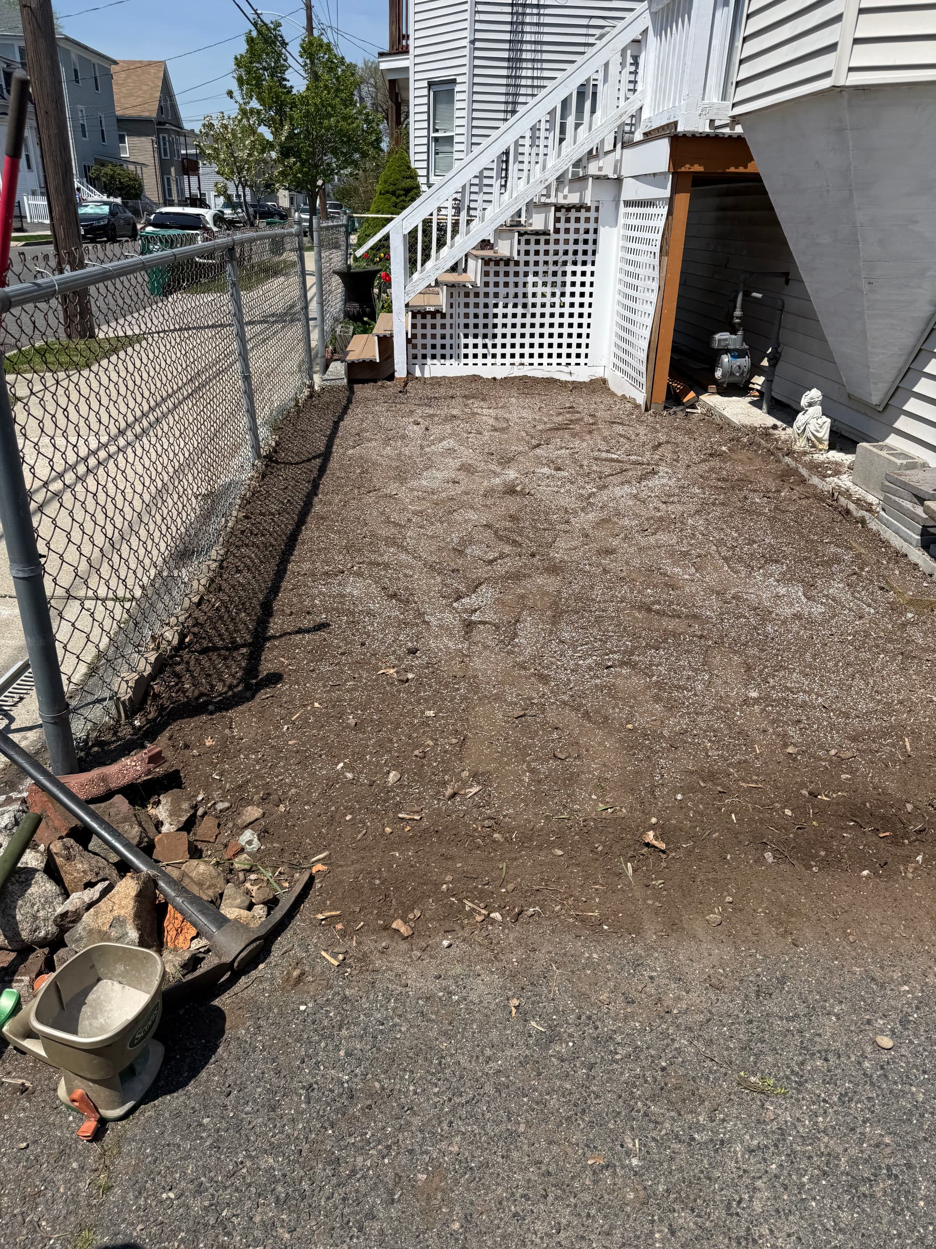 Tilled and Overseeded for a Thicker Healthier Lawn image
