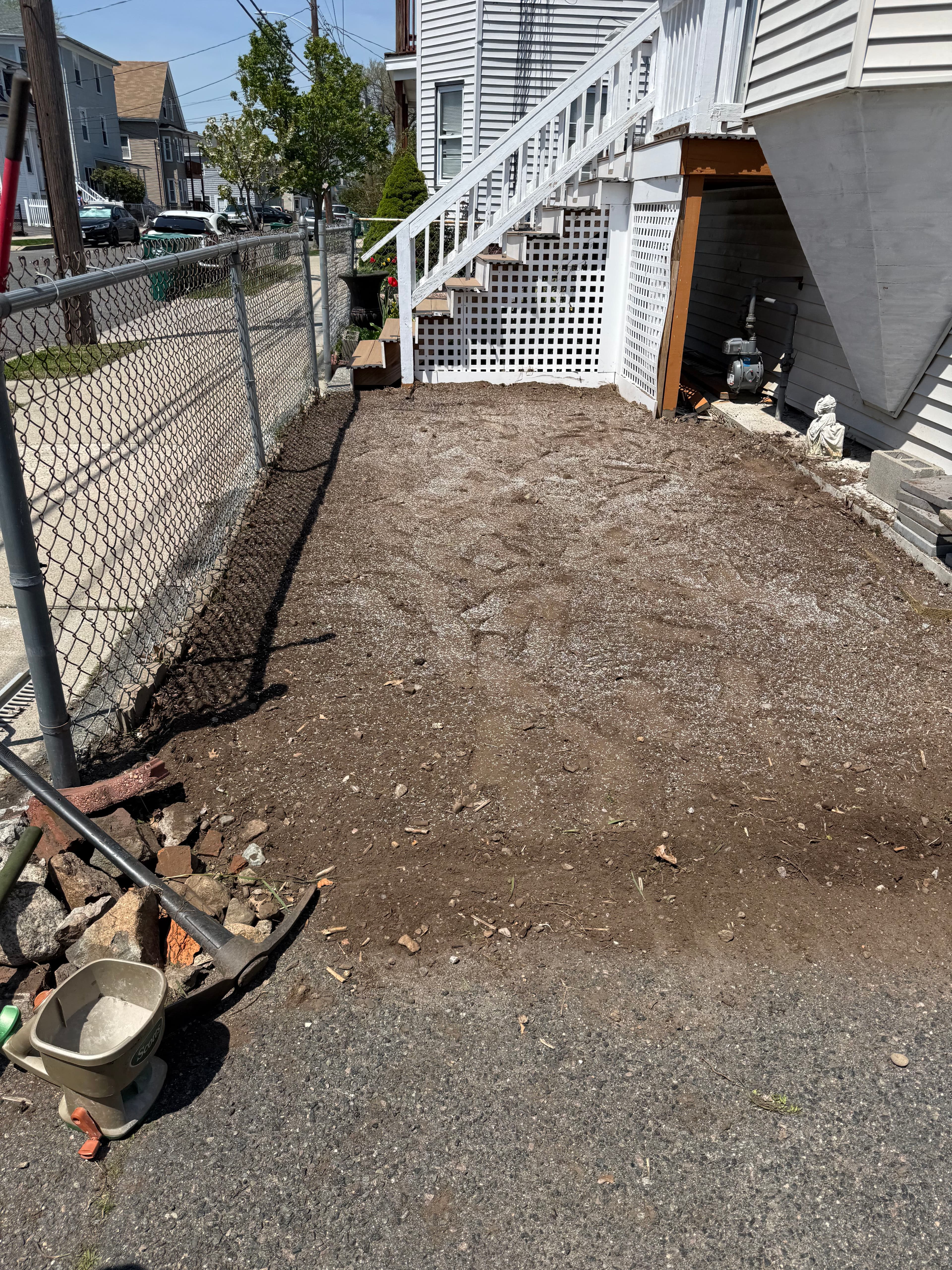 Project Tilled and Overseeded for a Thicker Healthier Lawn image