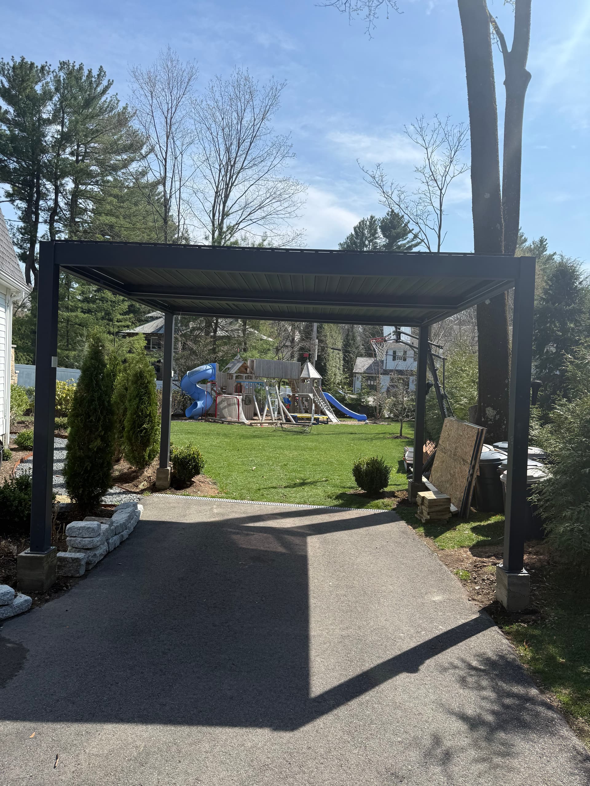 Elevated Pergola Build with Concrete Footings Done Right image
