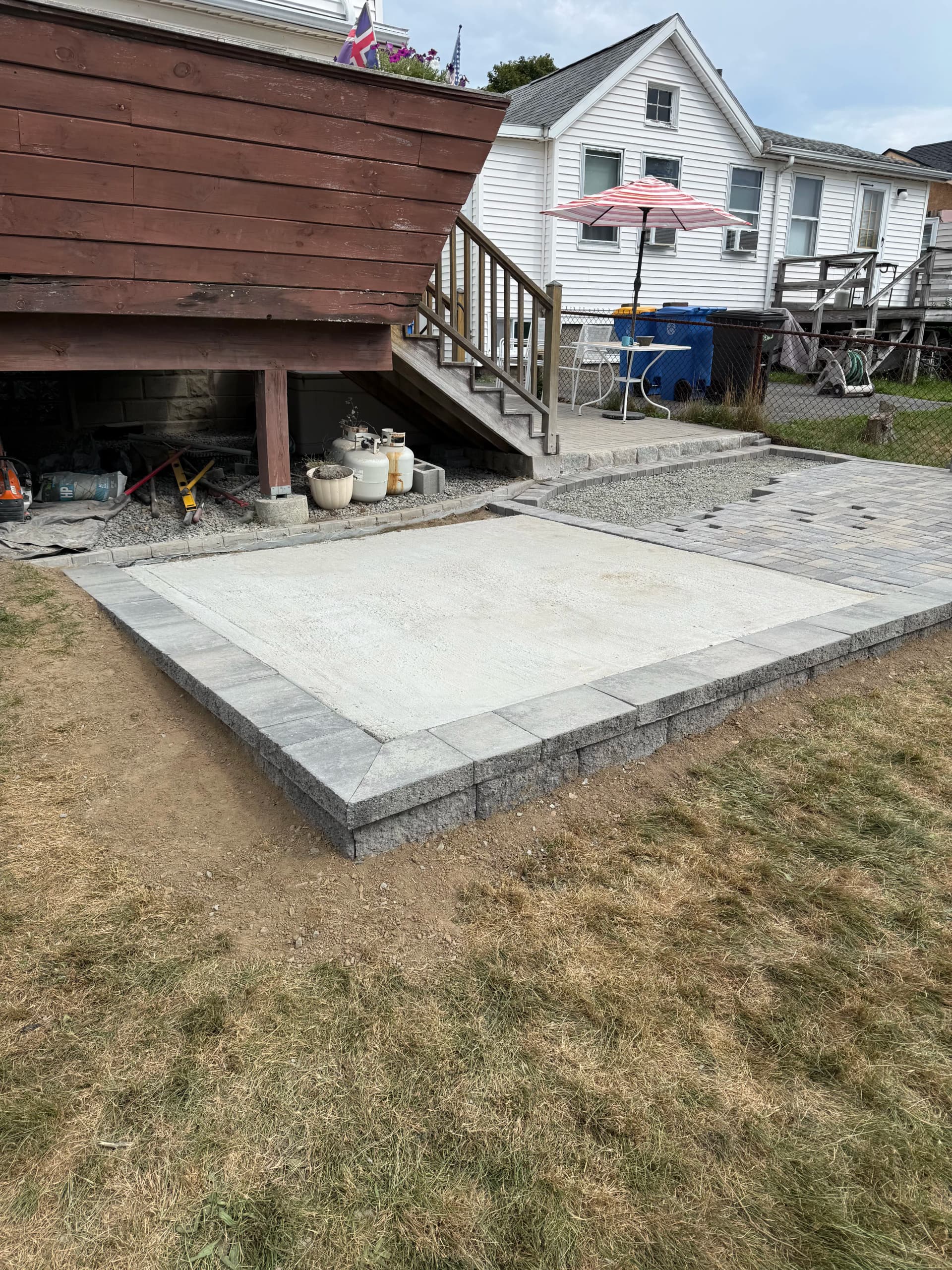 Gallery photos for Paver Patio Build Done Right From the Ground Up: Image #1
