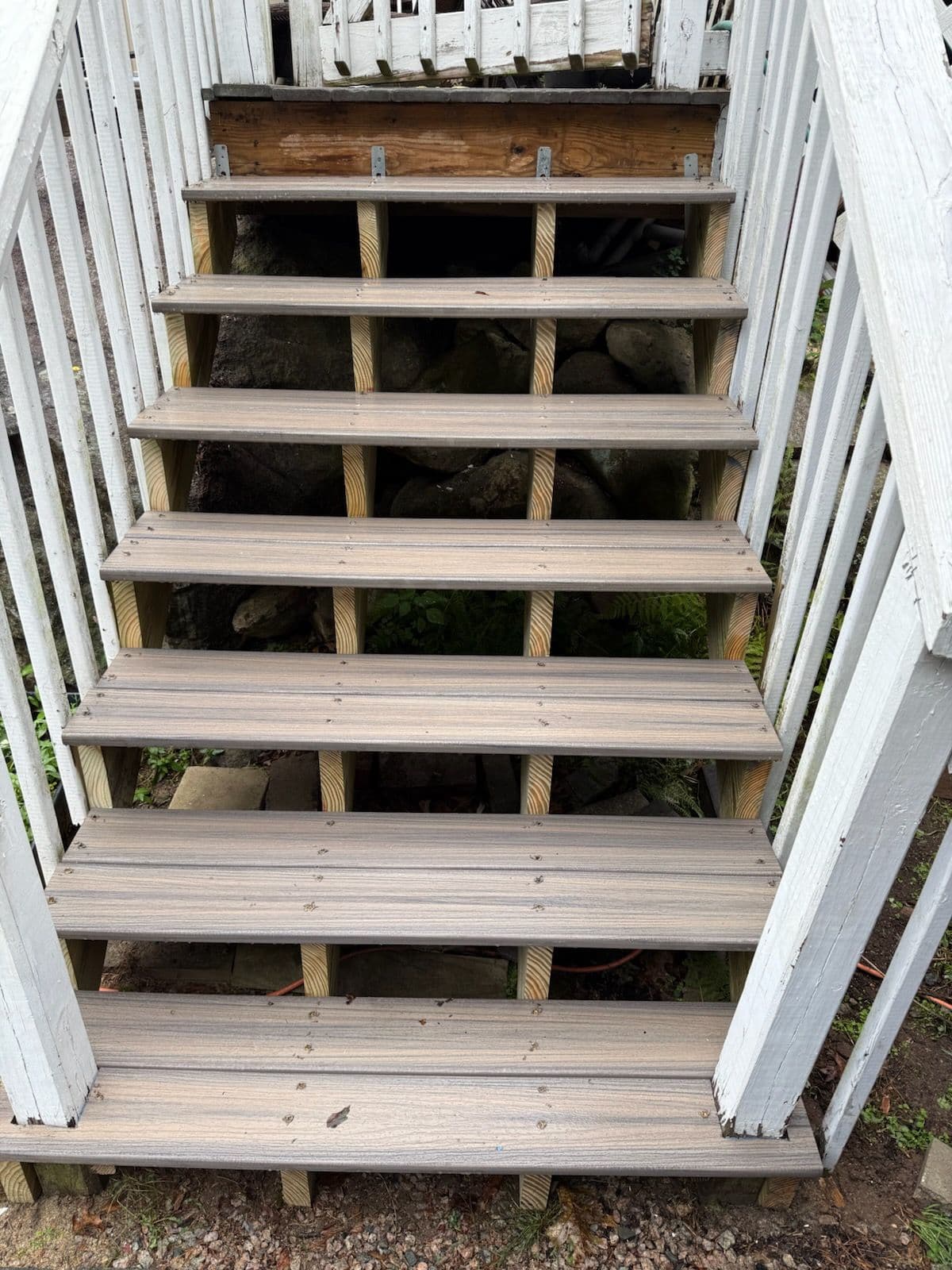 Project Durable Outdoor Steps With Trex Treads image