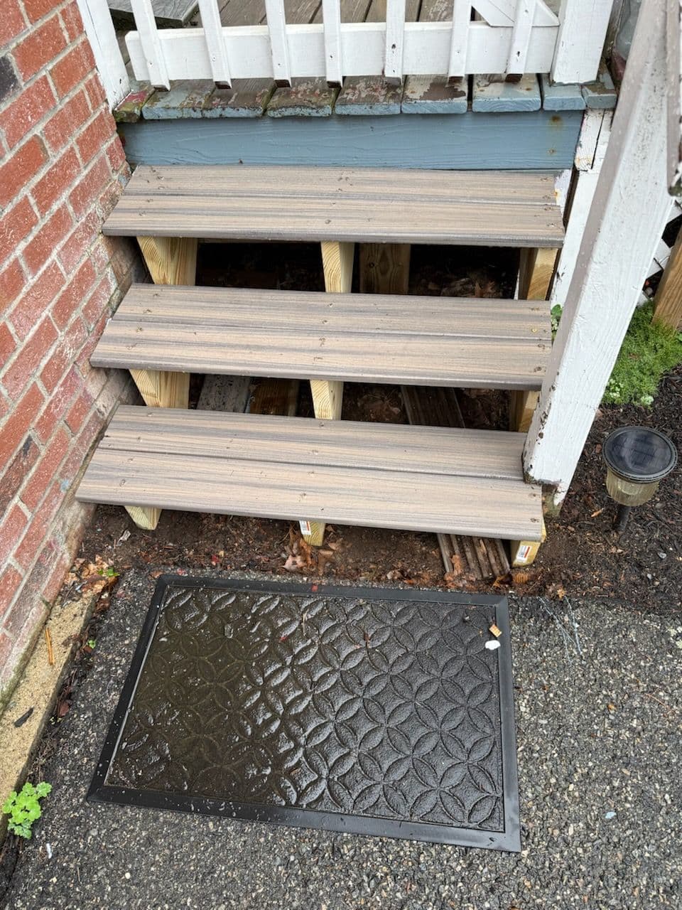 Project Stylish Trex Stair Treads Enhance Porch Entryway image
