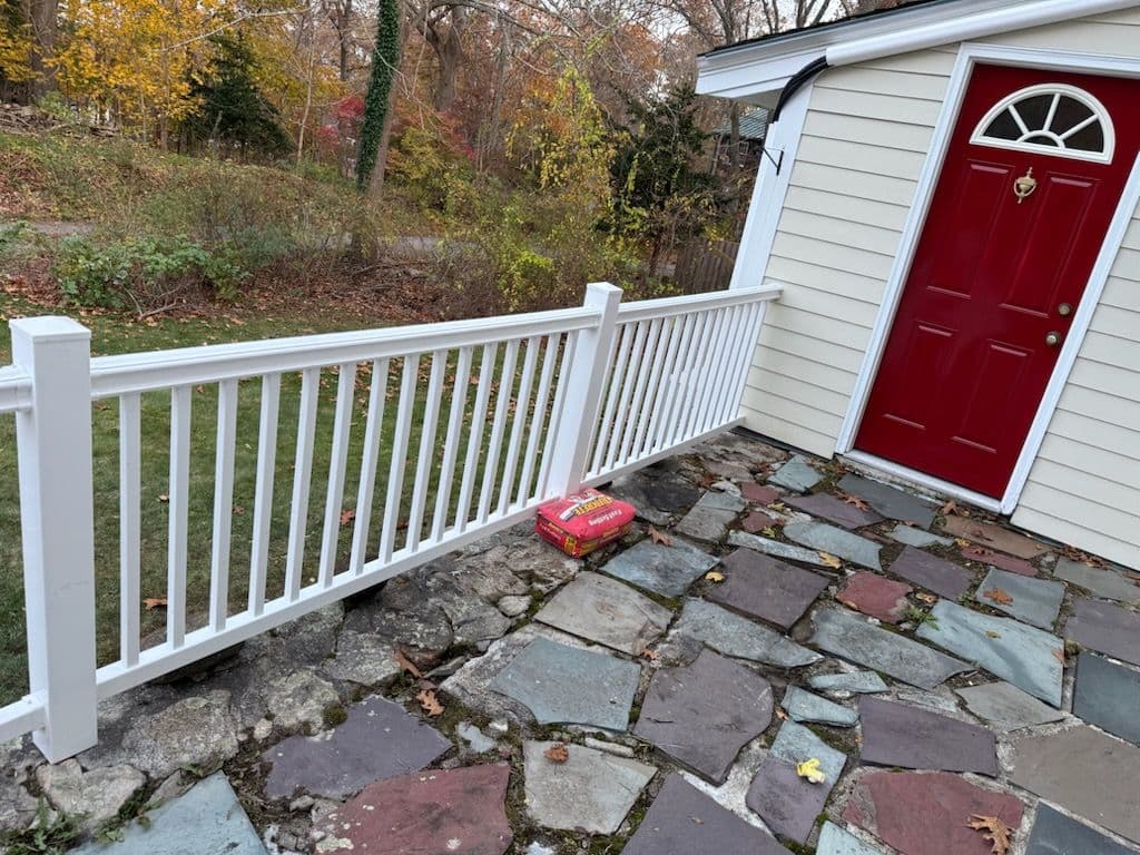 Gallery photos for Cozy Patio Upgrade with Safety Railings: Image #1