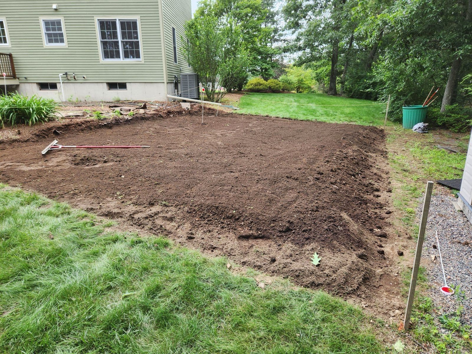 Backyard Landscaping Transformation in Action image