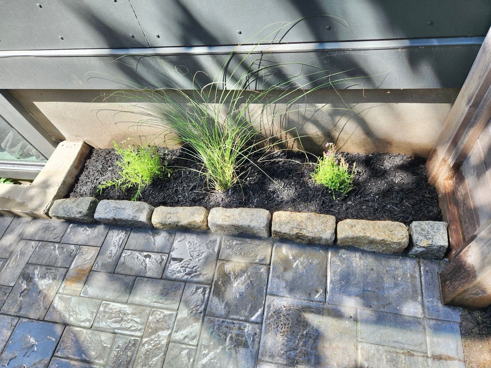 Elegant Garden Enhancement with Patio Design image