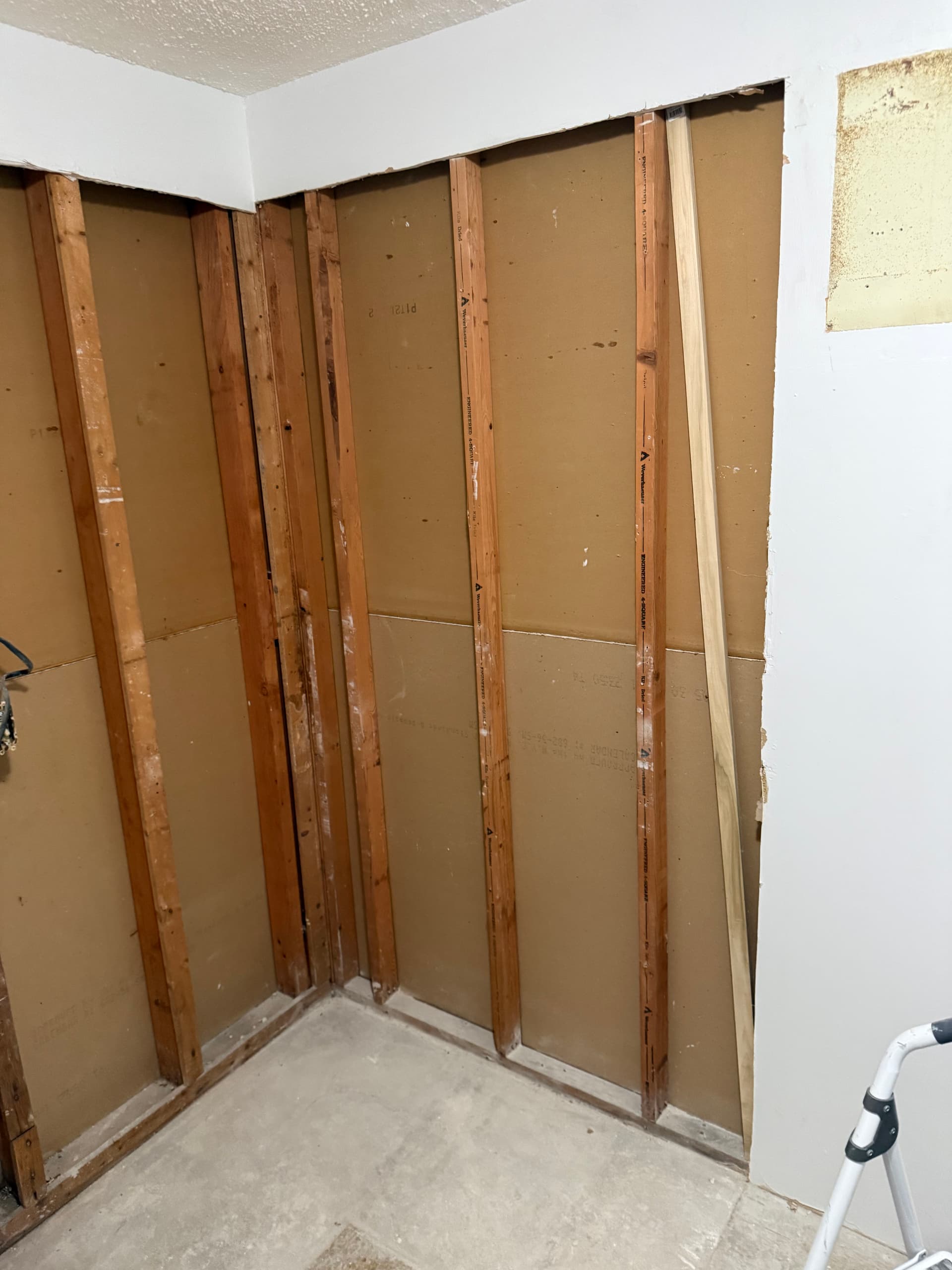 Gallery photos for Kitchen Wall Demolition and Plumbing Exposure: Image #2
